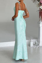 Jacquard Bodycon Cami Maxi Dress image 2