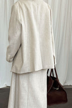 Linen Relaxed Fit Blazer image 8