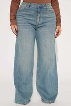 Embroidered Stretch Wide Leg Jean image 4