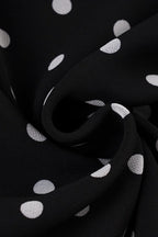 Polka Dot Wrap Tie Midi Skirt image 4