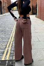 High Waist Loose Denim Jeans image 9