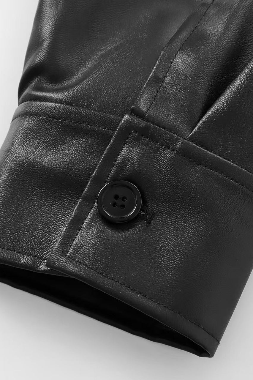 Solid Color Aviation Style Jacket image 10