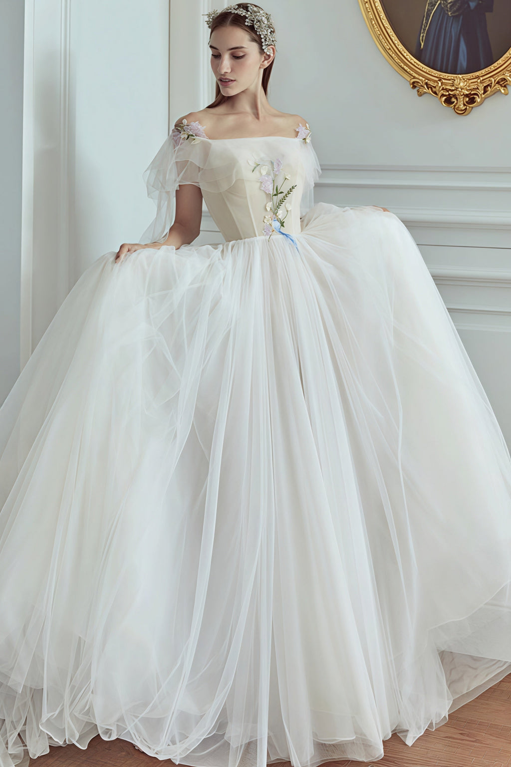 Forest Dreamy Palace Wedding Dress image 1