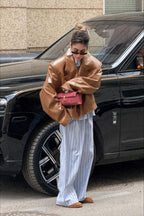 Vintage Oversized PU Leather Blazer image 5