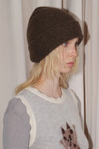 Solid Color Double Layer Soft Wool Knitted Hat image 8