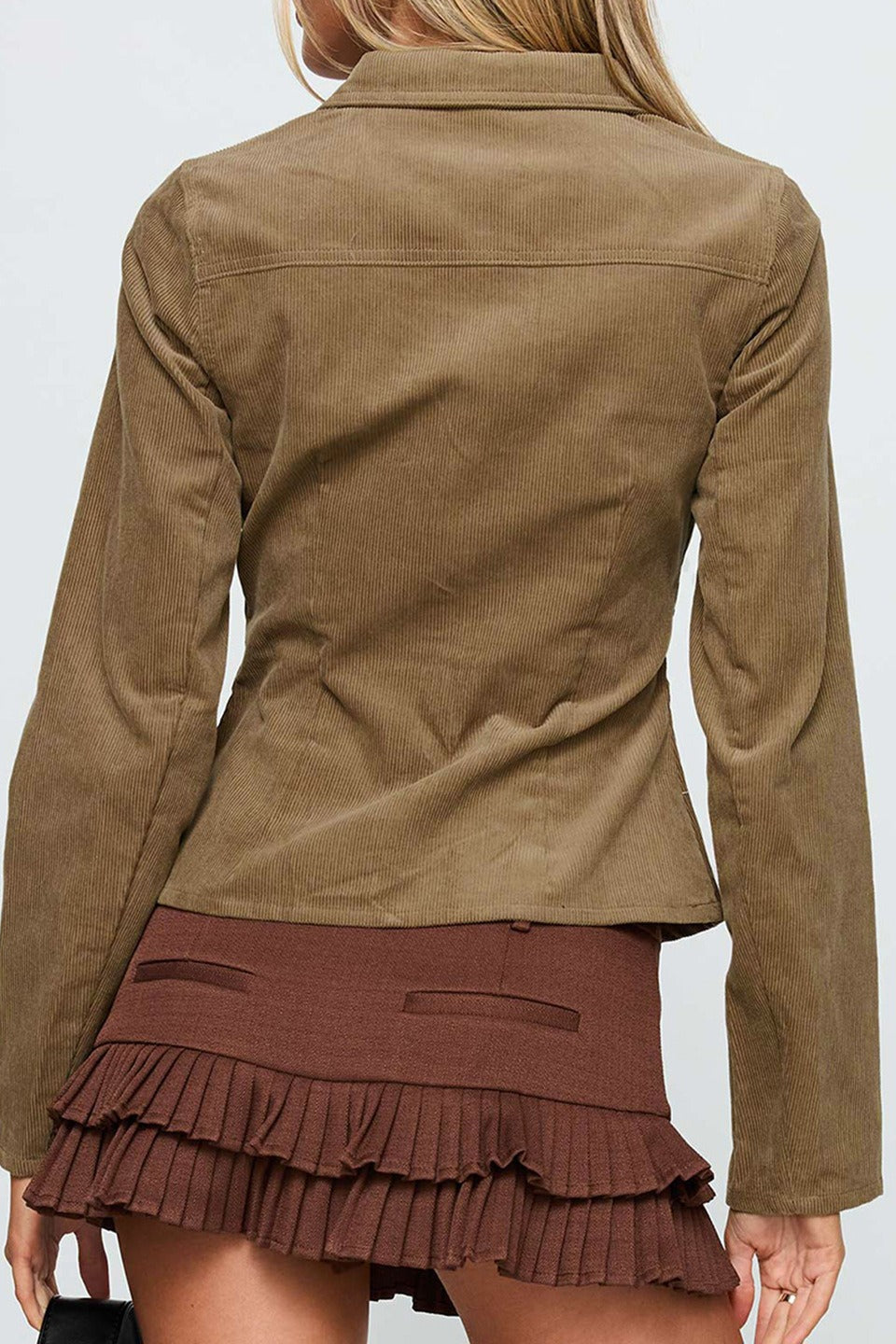 Vintage Casual Corduroy Jacket image 3