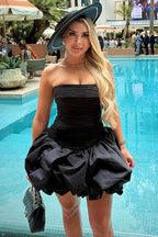Layered Strapless Ball Party Dress image 9