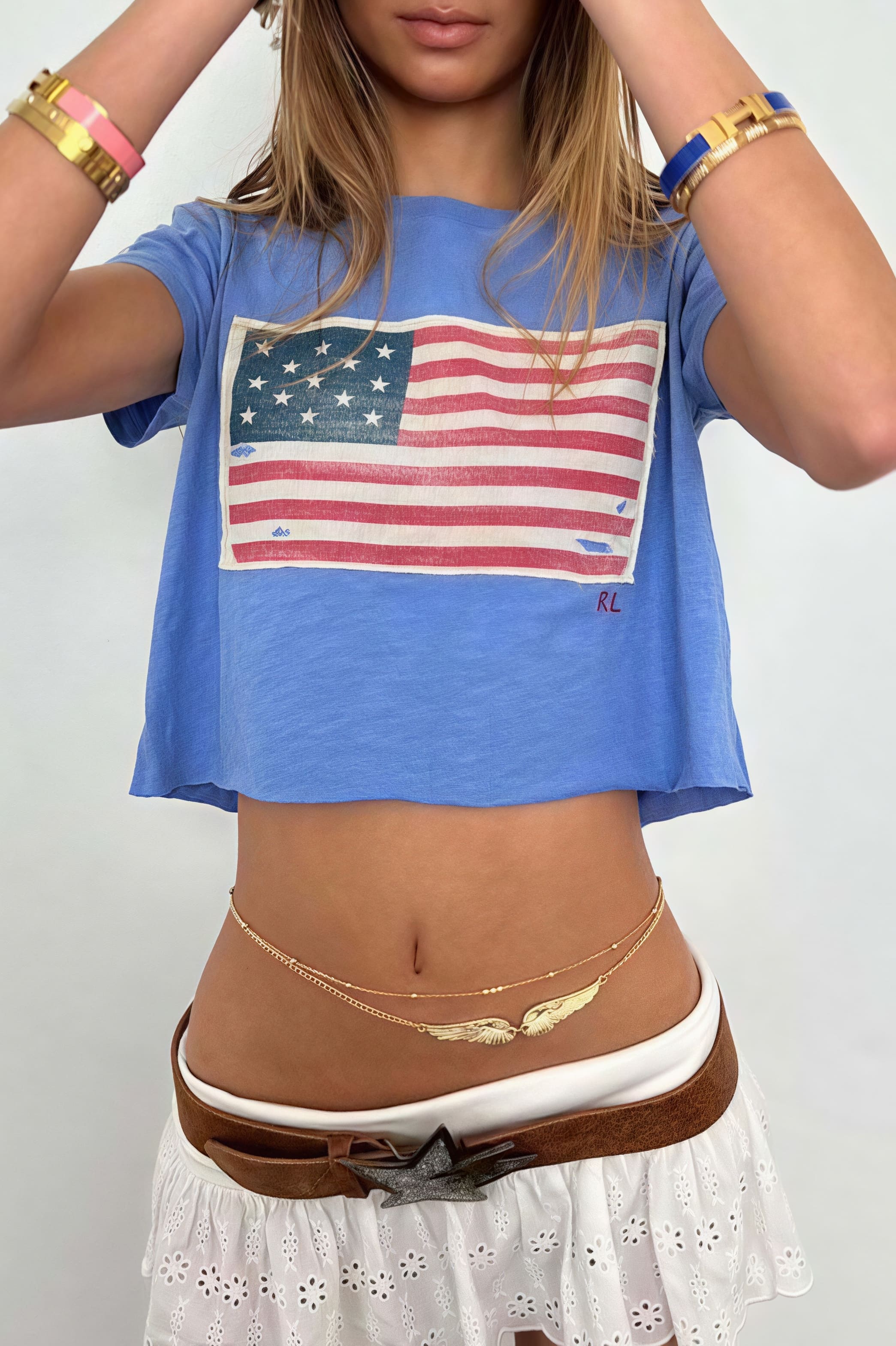Y2K Street Printed Cropped T-shirt image 6