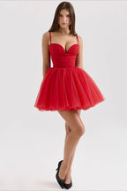 Chiffon Lace-up Backless Cocktail Dress image 18