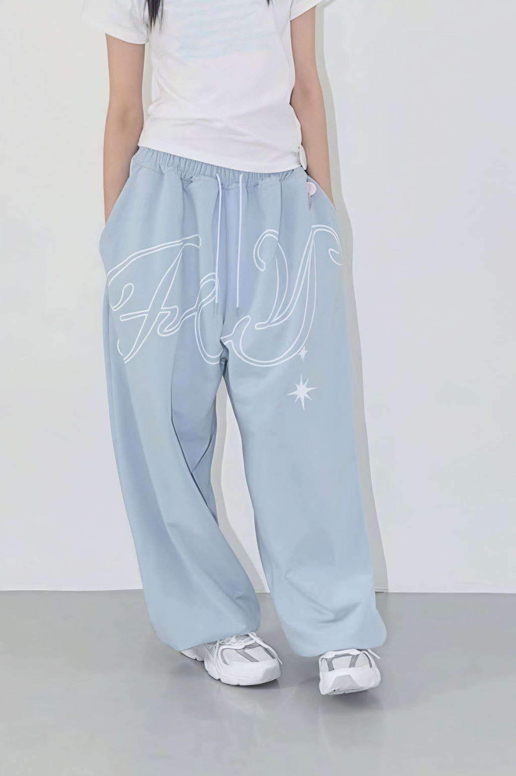 Vintage Hip Hop Graphic Baggy Straight Pants image 7