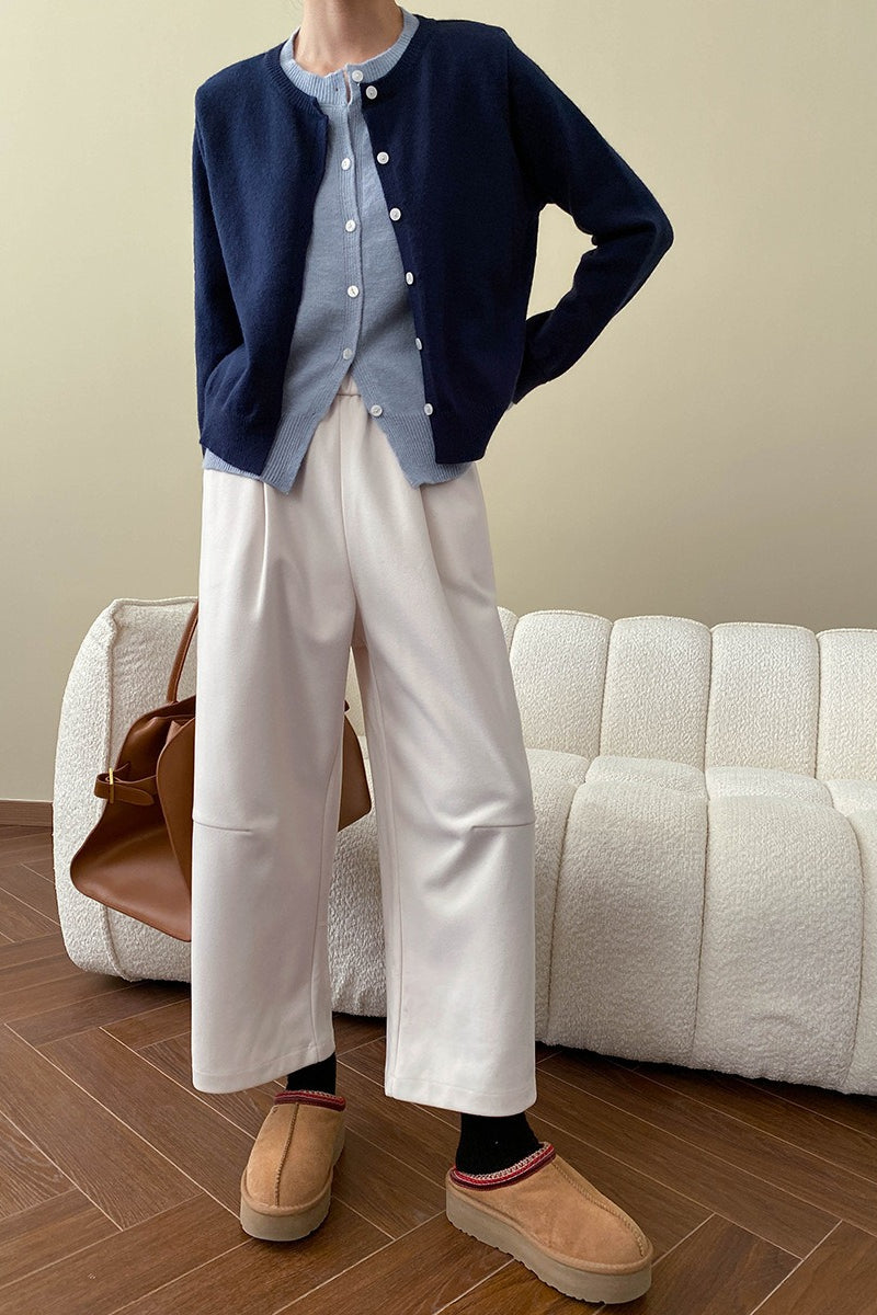 Contrast Panel Layering Cardigan image 21