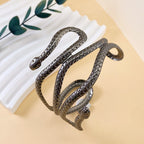 Punk Metal Snake Wrap Bracelet image 6