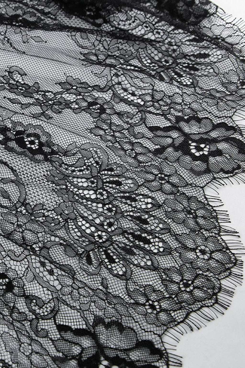 Sexy Solid V Neck Loose Lace Maxi Dress image 5