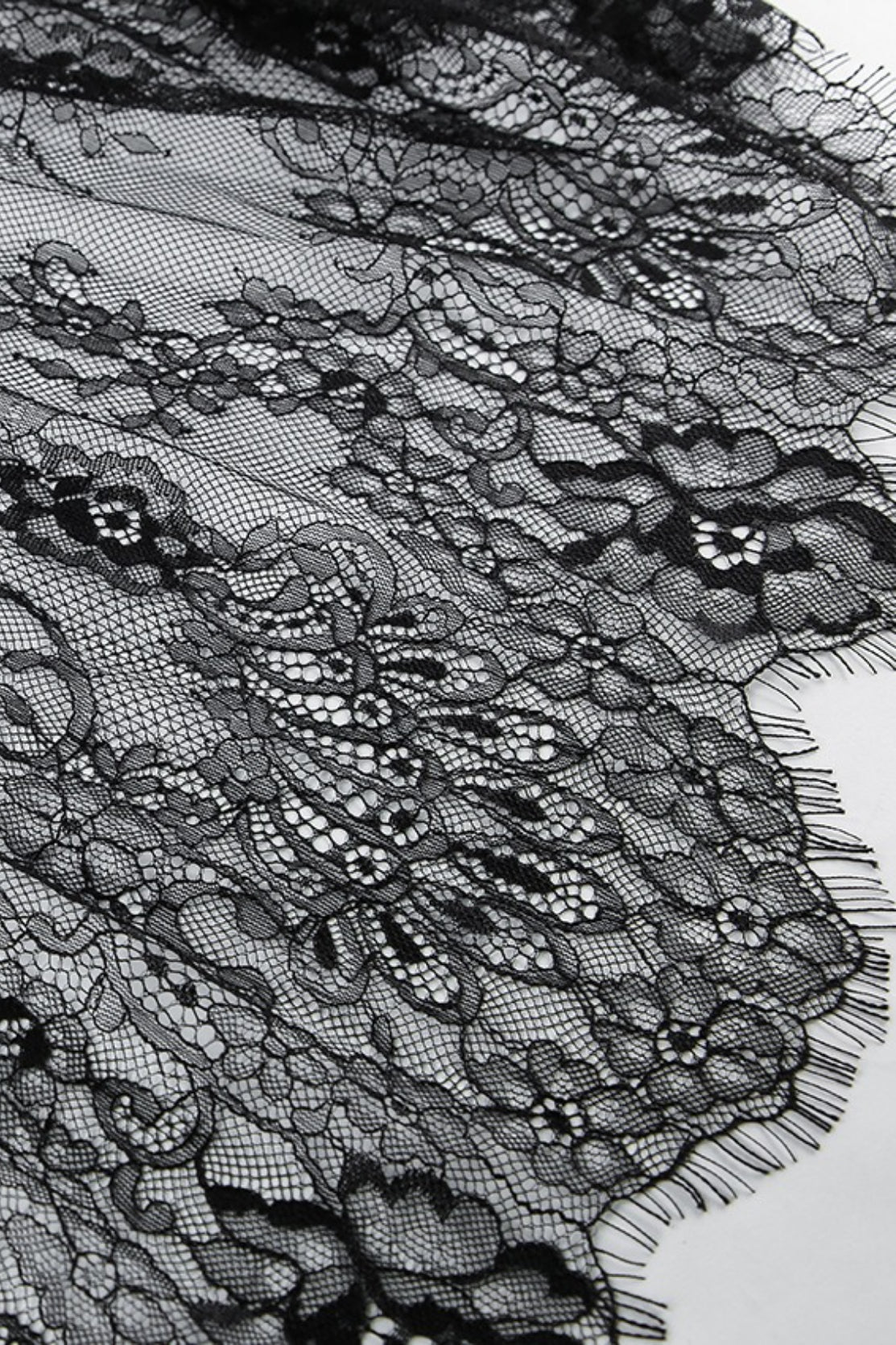 Sexy Solid V Neck Loose Lace Maxi Dress image 5