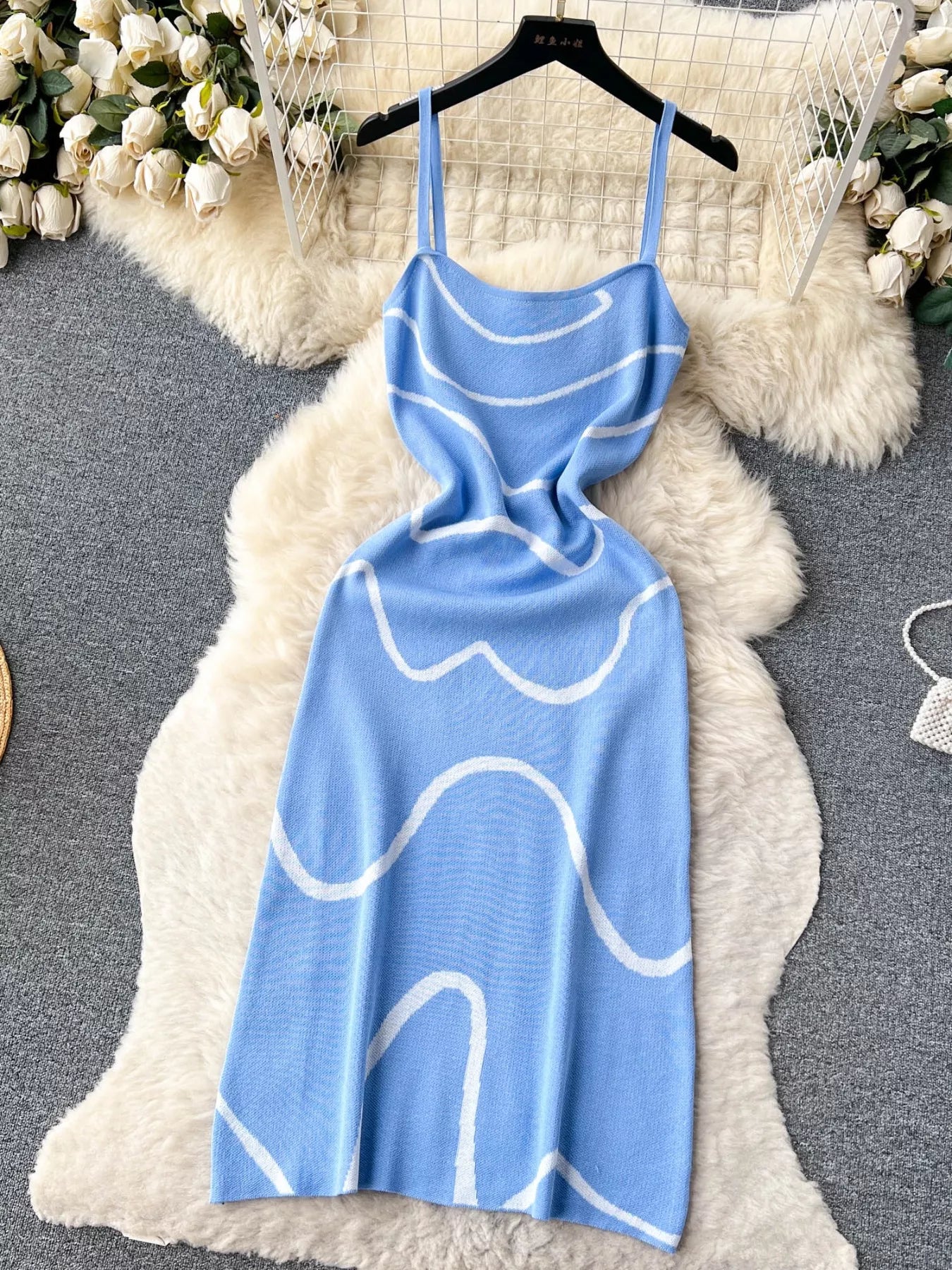 Romy Knit Midi Dress styled for Avrienne
