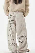 Apricot Graffiti Straight Denim Jeans image 8