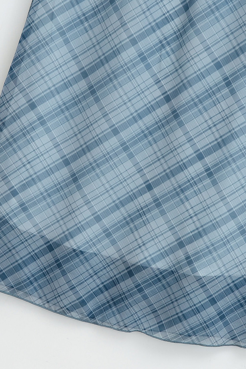 High Waist Contrast Plaid Bodycon Skirt image 4