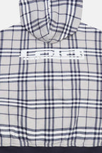 Plaid Printed Zip Y2k Hoodie image 4
