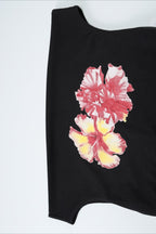 Chic Off Shoulder Floral Print Crop T-shirt image 5