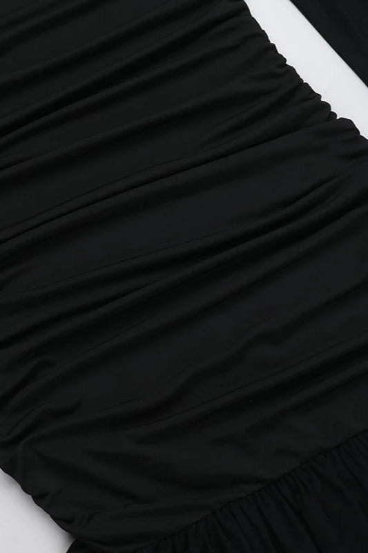Fall New Slim-Fit Pleated Off-Shoulder Party Dress image 11