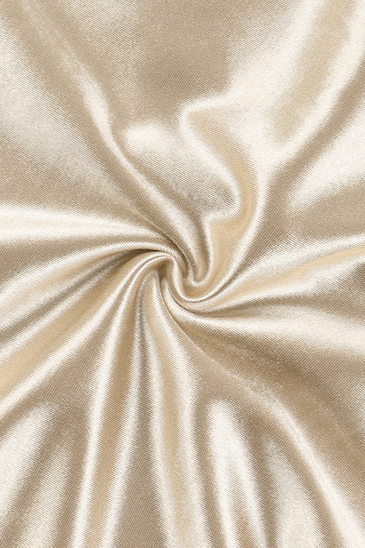Silk Gloss Strapless Bowknot Bodycon Party Dress image 9