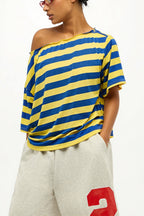 Casual Colorful Striped Loose T-Shirt image 4