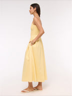 Striped Pocket A-Line Printed Midi Dress image 11