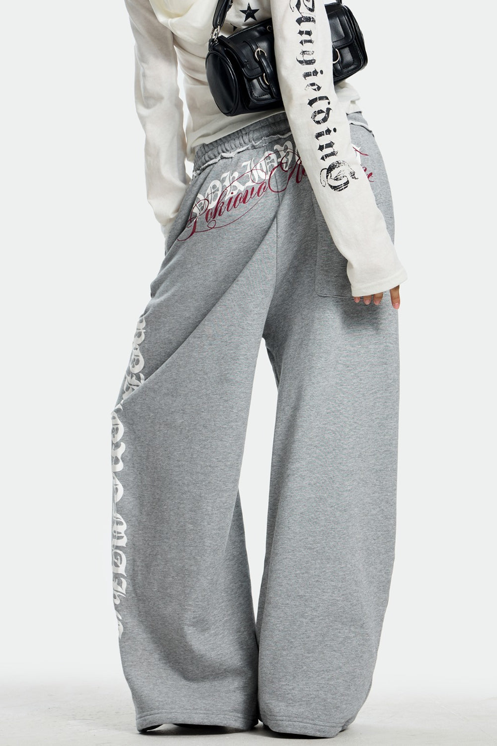 Loose Dropped Shoulder Sweat Pants image 2