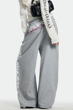 Loose Dropped Shoulder Sweat Pants image 2