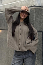 Soft Rib Relaxed Cardigan image 3