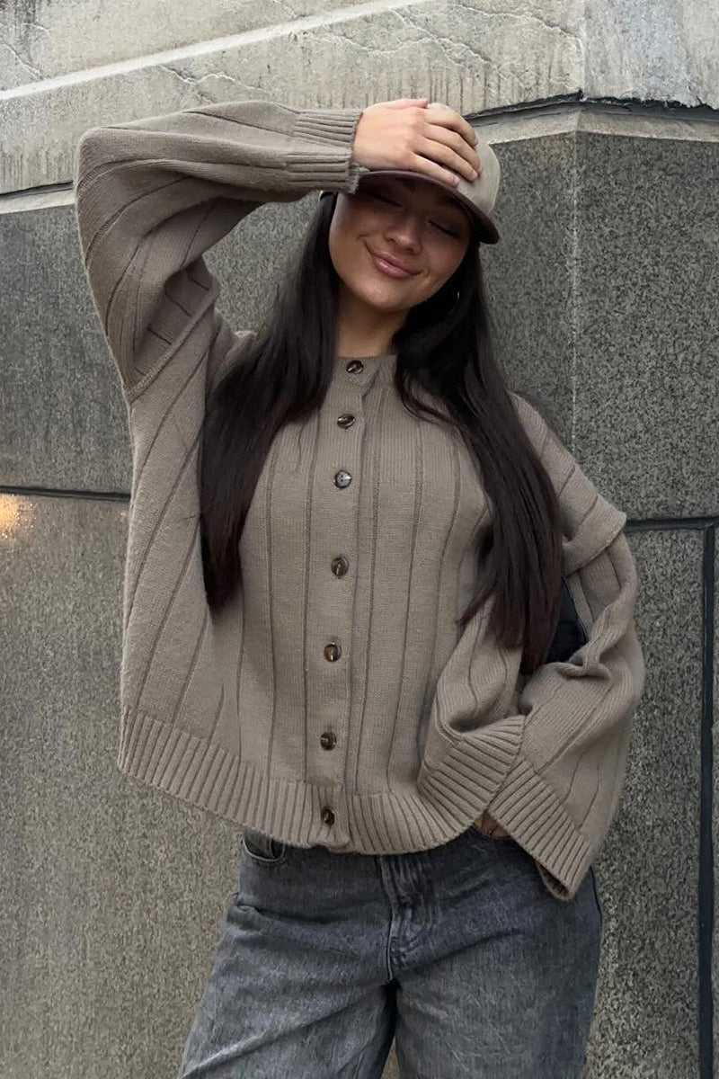 Soft Rib Relaxed Cardigan image 3