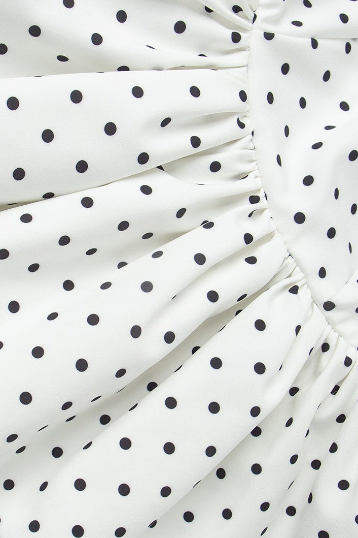 Polka Dot Print Elegant Two Piece Set image 5