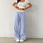 Fashion Striped Straight Casual Pants image 2