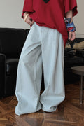 Deconstructed Flared Denim Jeans image 1