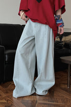 Deconstructed Flared Denim Jeans image 1