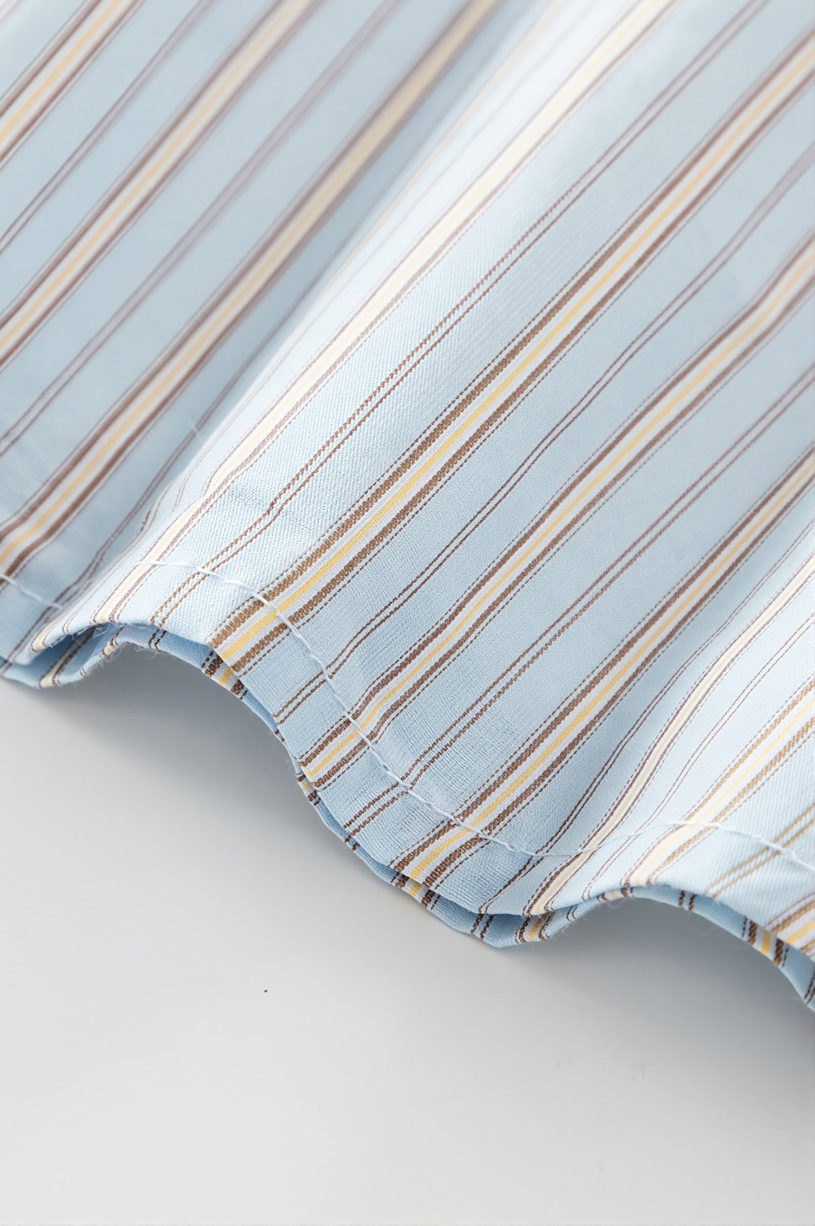 Sweet Striped Tie Backless Halter Top image 5