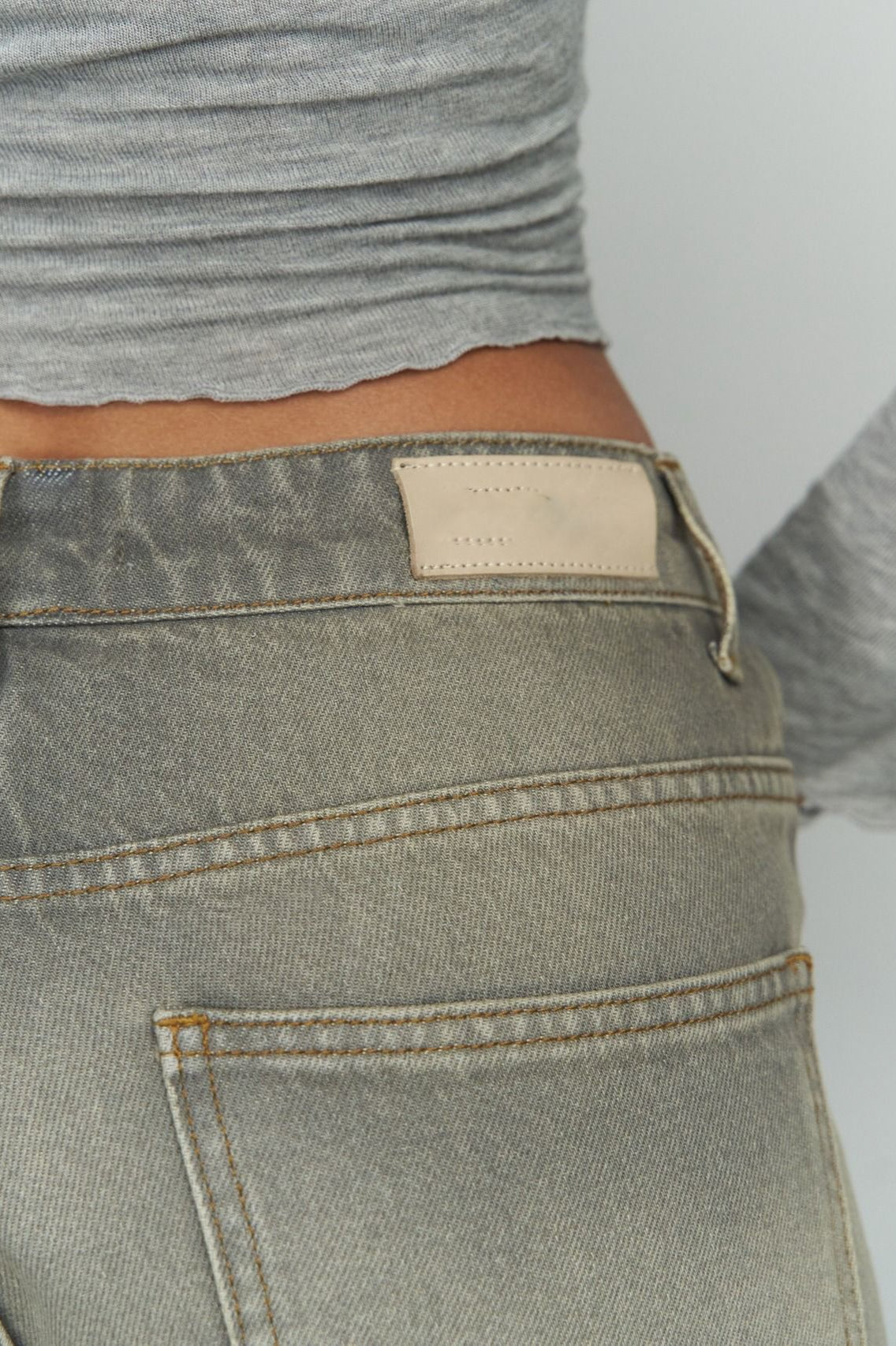 Vintage Patch Pocket Wide Leg Jean image 6