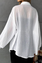 Solid Casual Chic Long Sleeve Blouse image 11