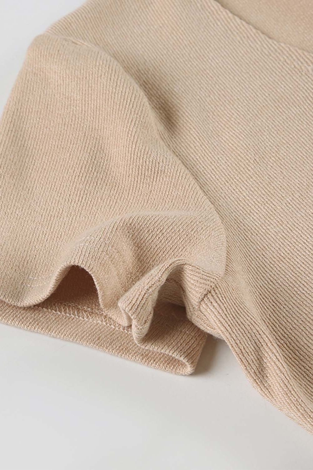 Deep V-Neck Buttoned Sweater Dress image 11