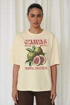 Casual Loose Cotton Fruit Print T-shirt image 3