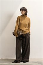 Fringed High Neck Knit Sweater image 6