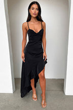 Backless Split Cami Maxi Party Dress image 6