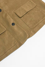 Suede Lapel Vintage Jacket image 9