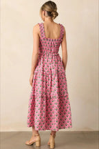 Elegant Elastic Jumpsuit Floral Dress image 4