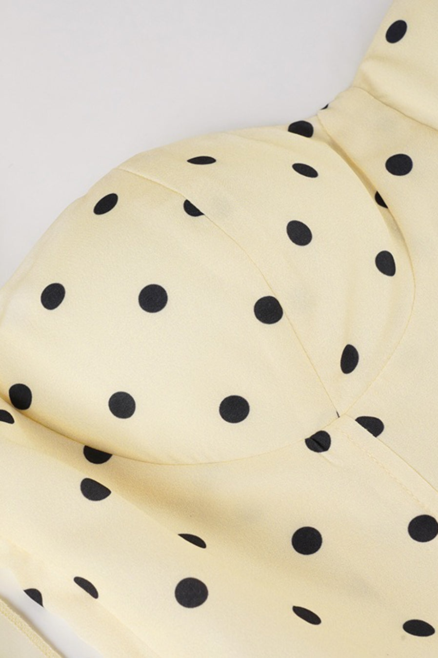 Polka Dot Sash Halter Tulip Mini Dress image 7