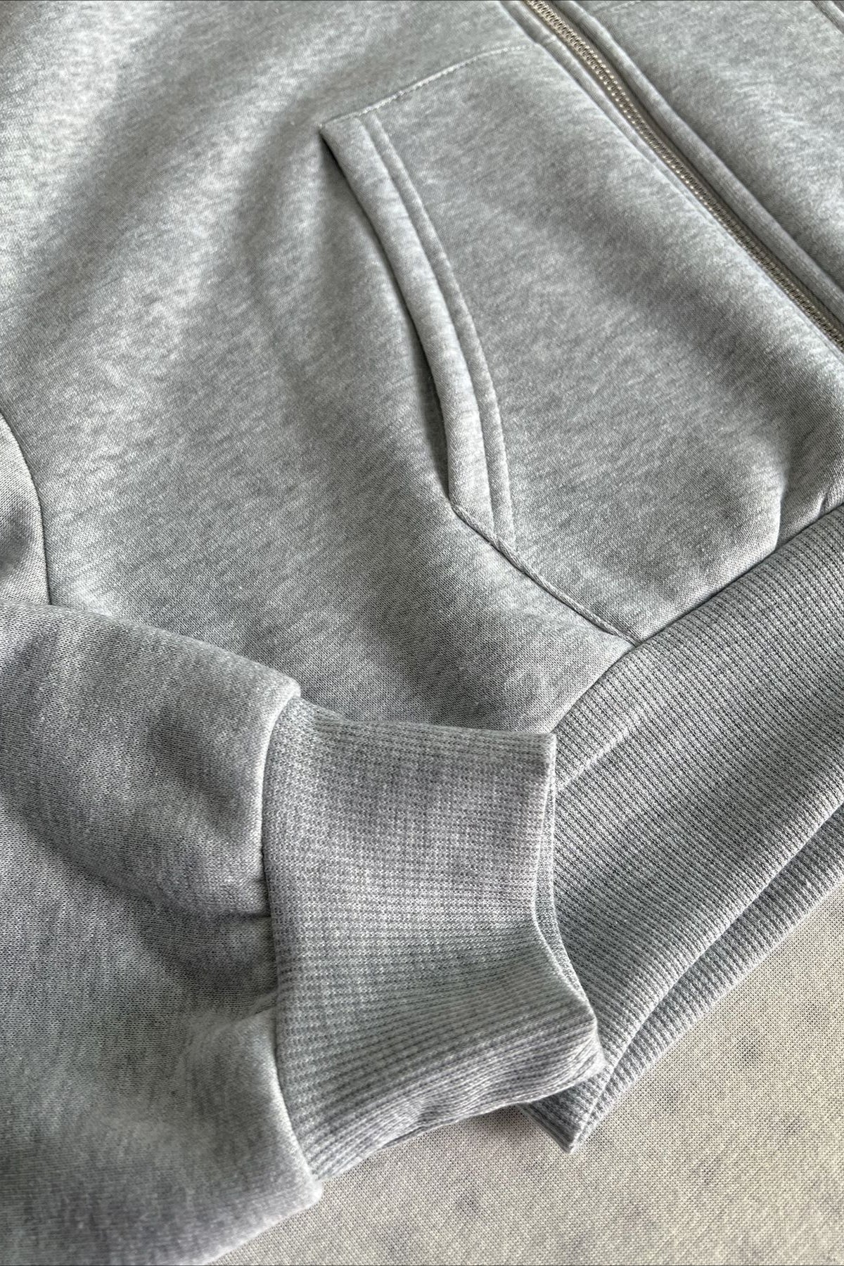 Short Zip Up Hoodie Coat image 7