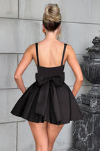 Waist-Cinched Cami Bow Party Dress image 9