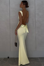 Bow Back Spaghetti Strap Formal Dress image 13
