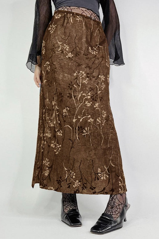 Vintage Knit Printed Pencil Skirt image 3