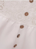 Lace V-Neck Ruffle Mini Boho Dress image 25